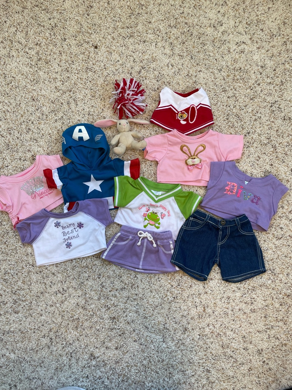 Build-a-Bear lot of clothes 12 items Avengers Y2K